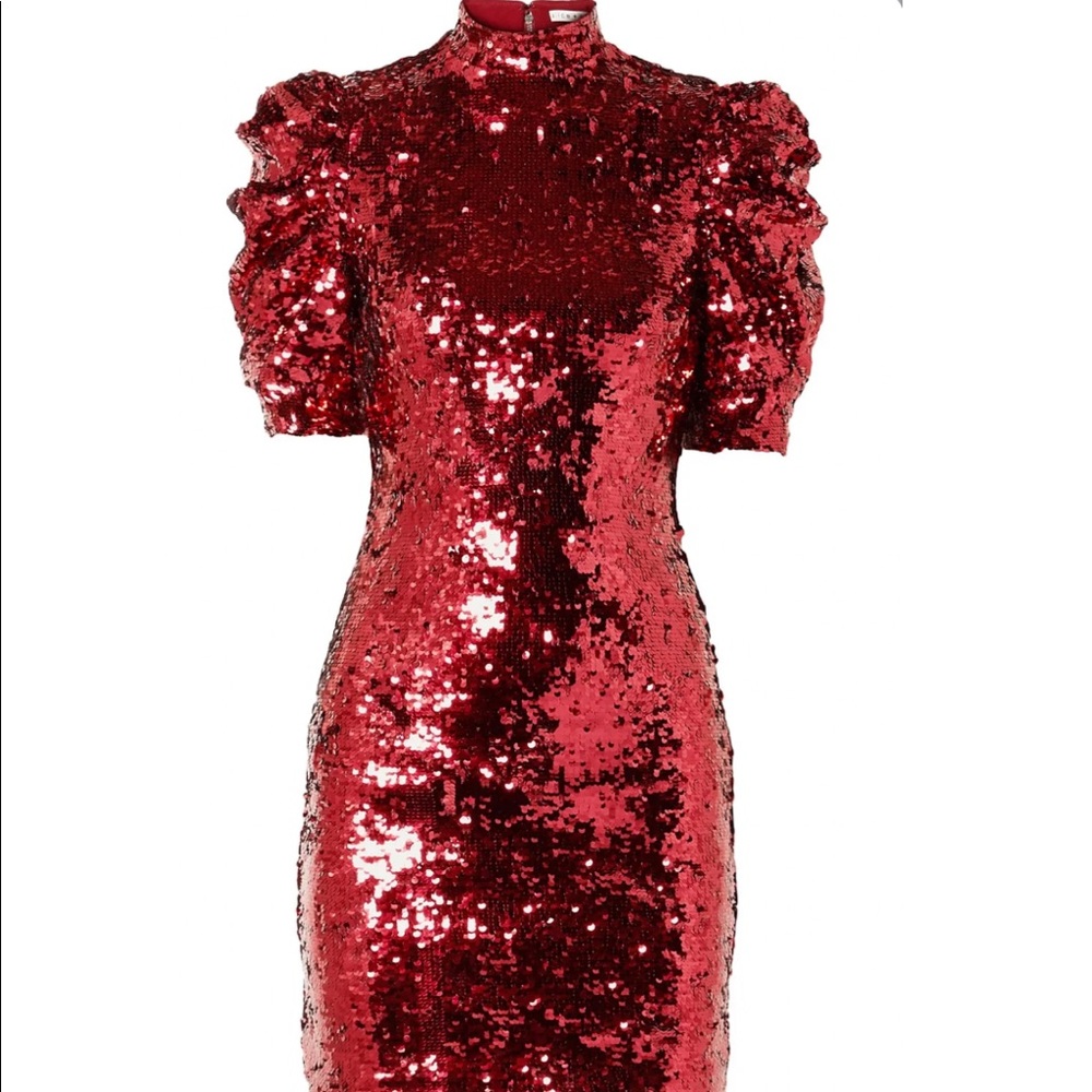 NWT Alice & Olivia sequin red dress